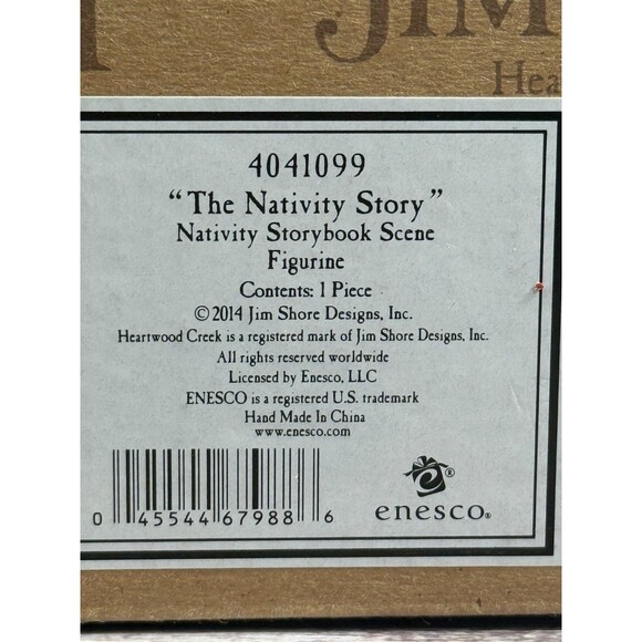 Jim Shore 2014 "The Nativity Story" Storybook Bethlehem Christmas NIB RETIRED - Picture 15 of 17